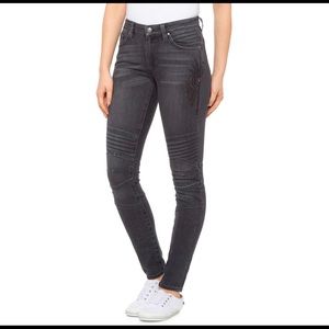 Miss Me 💋 Vintage style Moto Skinny Jeans 🔥 NWT sz 24 ❤️‍🔥 GORGEOUS DETAILS